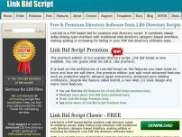 Script Director Web Link Bid
